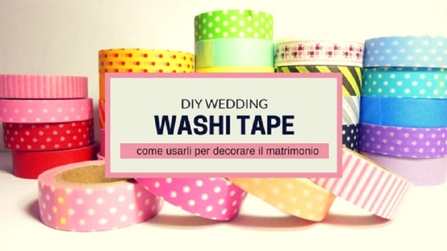 washi tape matrimonio