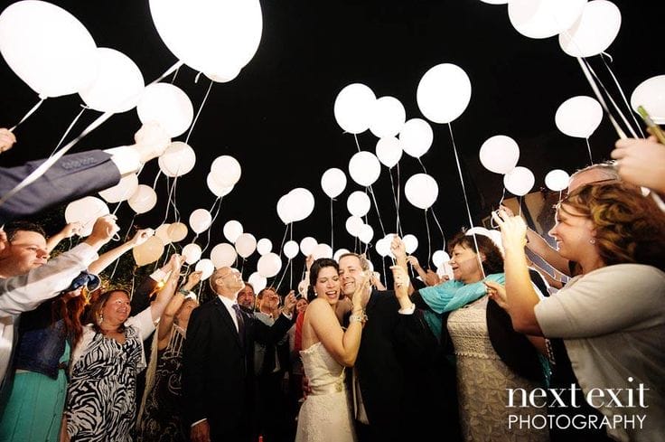 palloncini luminosi per matrimonio
