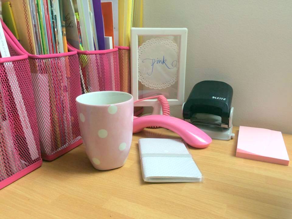 ufficio rosa di claudia pink